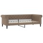 Sofa bed with synthetic leather mattress in cappuccino color 90x200 cm by vidaXL, Beds and slatted bases - Ref: Foro24-319772...
