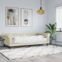Schlafsofa mit cremefarbener Kunstledermatratze 90x200 cm von vidaXL, Betten und Lattenroste - Ref: Foro24-3197721, Preis: 34...