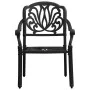 Bistro table and chairs 3 pieces black cast aluminum by vidaXL, Garden sets - Ref: Foro24-3070575, Price: 592,25 €, Discount: %