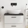 Encimera de baño madera tratada marrón oscuro 60x40x(2-4) cm de vidaXL, Encimeras - Ref: Foro24-3156201, Precio: 58,61 €, Des...