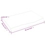 Dark brown treated wood bathroom countertop 60x40x(2-4) cm by vidaXL, Countertops - Ref: Foro24-3156201, Price: 59,71 €, Disc...