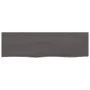 Badezimmerarbeitsplatte aus dunkelbraun behandeltem Massivholz, 100 x 30 x 2 cm von vidaXL, Arbeitsplatten - Ref: Foro24-3156...