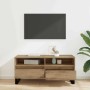 Gabinete de TV con cajón Roble artesanal 100 x 34,5 x 44,5 cm en Muebles TV | Comprar online en Foro24