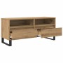 Gabinete de TV con cajón Roble artesanal 100 x 34,5 x 44,5 cm en Muebles TV | Comprar online en Foro24