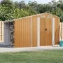 Cobertizo jardín acero galvanizado marrón claro 277x192,5x179cm de vidaXL, Cobertizos - Ref: Foro24-3188298, Precio: 347,81 €...