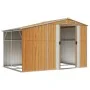Cobertizo jardín acero galvanizado marrón claro 277x192,5x179cm de vidaXL, Cobertizos - Ref: Foro24-3188298, Precio: 347,81 €...