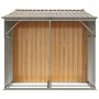 Cobertizo jardín acero galvanizado marrón claro 277x192,5x179cm de vidaXL, Cobertizos - Ref: Foro24-3188298, Precio: 347,81 €...