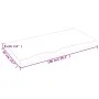Behandelte dunkelbraune Holz-Badezimmerarbeitsplatte 100x50x(2-6) cm von vidaXL, Arbeitsplatten - Ref: Foro24-3156229, Preis:...