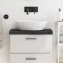 Encimera de baño madera tratada marrón oscuro 60x40x(2-6) cm de vidaXL, Encimeras - Ref: Foro24-3156202, Precio: 65,96 €, Des...