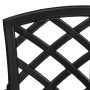 Bistro table and chairs 3 pieces black cast aluminum by vidaXL, Garden sets - Ref: Foro24-3070584, Price: 505,37 €, Discount: %