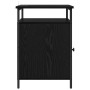 Armario de Noche Roble negro 40 x 42 x 60cm