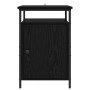 Armario de Noche 2 pcs Roble negro 40 x 42 x 60cm