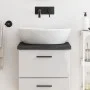 Encimera baño madera maciza tratada marrón oscuro 40x30x(2-4)cm de vidaXL, Encimeras - Ref: Foro24-3156186, Precio: 27,33 €, ...