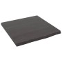 Badezimmerarbeitsplatte aus dunkelbraun behandeltem Massivholz, 40 x 40 x 2 cm von vidaXL, Arbeitsplatten - Ref: Foro24-31561...