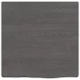 Badezimmerarbeitsplatte aus dunkelbraun behandeltem Massivholz, 40 x 40 x 2 cm von vidaXL, Arbeitsplatten - Ref: Foro24-31561...