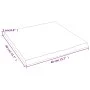 Badezimmerarbeitsplatte aus dunkelbraun behandeltem Massivholz, 40 x 40 x 2 cm von vidaXL, Arbeitsplatten - Ref: Foro24-31561...