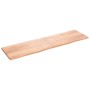 Light brown treated solid wood bathroom countertop 220x60x(2-4)cm by vidaXL, Countertops - Ref: Foro24-3156183, Price: 168,72...