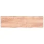 Light brown treated solid wood bathroom countertop 220x60x(2-4)cm by vidaXL, Countertops - Ref: Foro24-3156183, Price: 168,46...