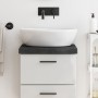 Dark brown treated wood bathroom countertop 40x40x(2-6) cm by vidaXL, Countertops - Ref: Foro24-3156190, Price: 36,72 €, Disc...
