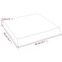 Badezimmerarbeitsplatte aus dunkelbraun behandeltem Holz, 40x40x(2-6) cm von vidaXL, Arbeitsplatten - Ref: Foro24-3156190, Pr...