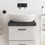 Dark brown treated wood bathroom countertop 40x60x(2-6) cm by vidaXL, Countertops - Ref: Foro24-3156196, Price: 52,02 €, Disc...