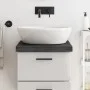 Dark brown treated wood bathroom countertop 40x60x(2-6) cm by vidaXL, Countertops - Ref: Foro24-3156196, Price: 50,98 €, Disc...