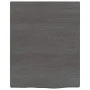 Massivholz-Badezimmerarbeitsplatte in dunkelbraun 40x50x2 cm von vidaXL, Arbeitsplatten - Ref: Foro24-3156191, Preis: 33,17 €...
