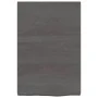 Encimera de baño madera tratada marrón oscuro 40x60x(2-4) cm de vidaXL, Encimeras - Ref: Foro24-3156195, Precio: 42,24 €, Des...