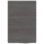 Encimera de baño madera tratada marrón oscuro 40x60x(2-4) cm de vidaXL, Encimeras - Ref: Foro24-3156195, Precio: 42,68 €, Des...