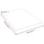 Badezimmerarbeitsplatte aus dunkelbraun behandeltem Holz, 40x60x(2-4) cm von vidaXL, Arbeitsplatten - Ref: Foro24-3156195, Pr...