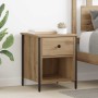 Armario de Noche con cajón Roble artisan 40 x 42 x 50 cm