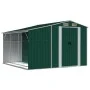 Grüner Gartenschuppen aus verzinktem Stahl, 277 x 279 x 179 cm von vidaXL, Schuppen - Ref: Foro24-3188287, Preis: 447,93 €, R...