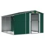 Grüner Gartenschuppen aus verzinktem Stahl, 277 x 279 x 179 cm von vidaXL, Schuppen - Ref: Foro24-3188287, Preis: 447,93 €, R...