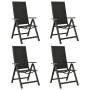 5-teiliges Garten-Essset aus anthrazitgrauem Aluminium von vidaXL, Gartensets - Ref: Foro24-3070634, Preis: 469,86 €, Rabatt: %