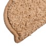 Felpudos para escaleras (15 unidades, 56 x 17 x 3 cm, beige