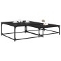 Mesa de Café Nido 2 pcs Roble negro 80 x 8035 x cm