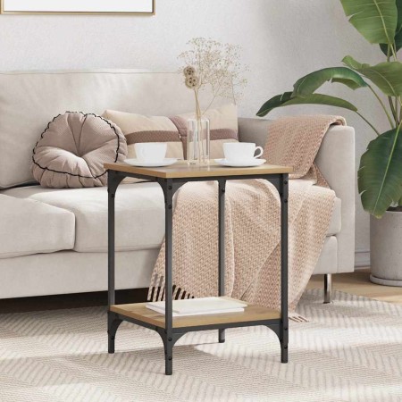 Mesa de Café Roble artesanal 40 x 40 x 55 cm