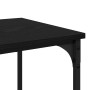 Mesa de Café Roble Negro 40 x 40 x 55 cm Madera contrachapada