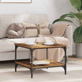 Mesa de Café Madera Vieja 55 x 55 x 40 cm Madera contrachapada