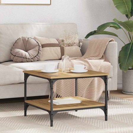 Mesa de Café Roble artesanal 55 x 55 x 40 cm