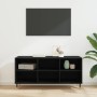 Gabinete de TV Roble Negro 103,5 x 30 x 50 cm