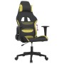 Hellgrüner und schwarzer Gaming-Stuhl aus Stoff von vidaXL, Gaming-Stühle - Ref: Foro24-3143738, Preis: 110,33 €, Rabatt: %