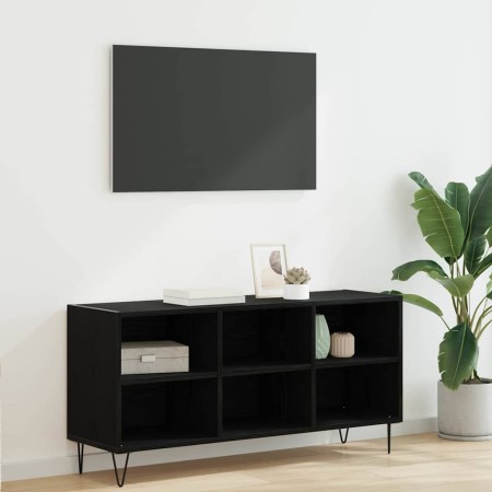 Gabinete de TV Roble Negro 103,5 x 30 x 50 cm en Muebles TV | Comprar online en Foro24