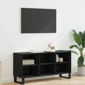 Gabinete de TV Roble Negro 103,5 x 30 x 50 cm
