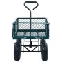 Carrito de mano de jardín verde 250 kg