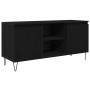 Gabinete de TV Roble Negro 104 x 35 x 50 cm