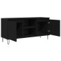 Gabinete de TV Roble Negro 104 x 35 x 50 cm