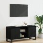 Gabinete de TV Roble Negro 104 x 35 x 50 cm