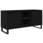 Gabinete de TV Roble Negro 104 x 35 x 50 cm