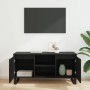 Gabinete de TV Roble Negro 104 x 35 x 50 cm